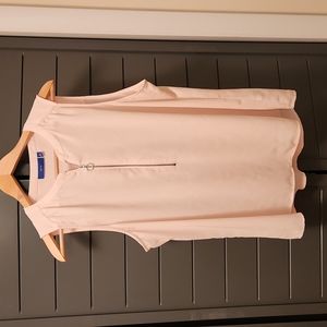 Blush pink Apt 9 formal sleeveless blouse (Women's XL)